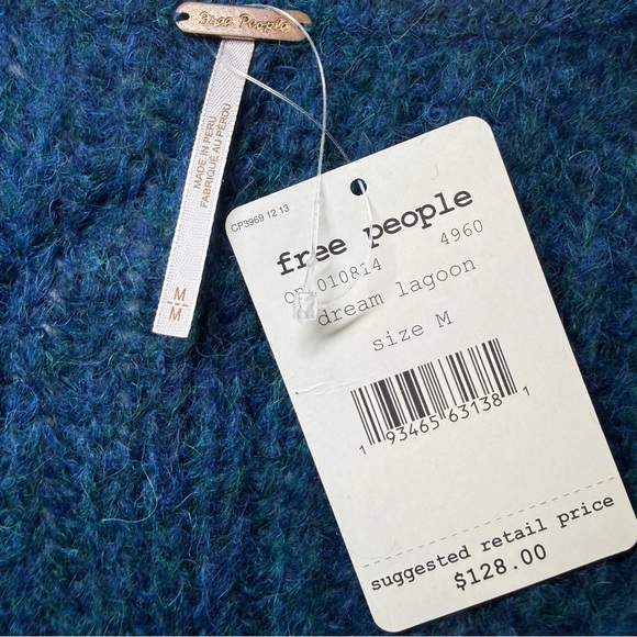 Free People Women's Dream Lagoon V-Neck Sweater - Picture 3 of 4